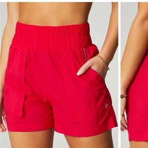 Fabletics workout set High-Waisted Piped Nylon Short